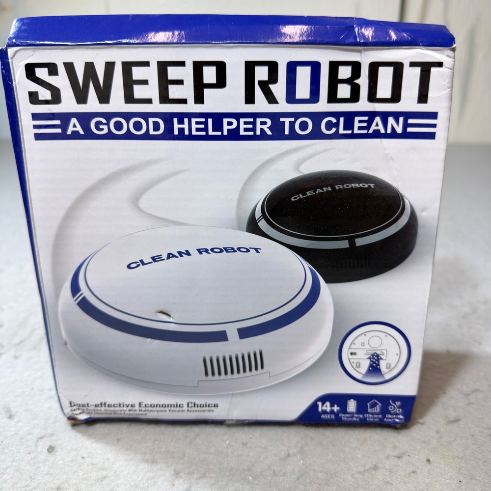 Sweep‎ Robot Automatic Floor Cleaner Black Unisex OS Good Obstacle Avoidance